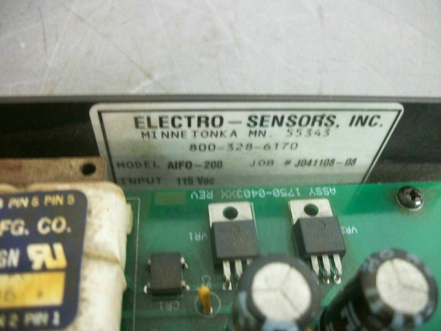 ELECTRO-SENSORS ANALOG TO FREQUENCY MODULE CONTROL BOARD AIFO-200 AIF0-200
