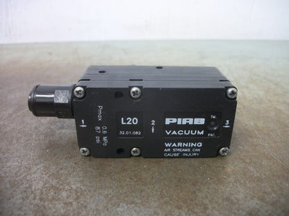 PIAB L20 VACUUM PUMP 32.01.082 0.6MPa 87PSI