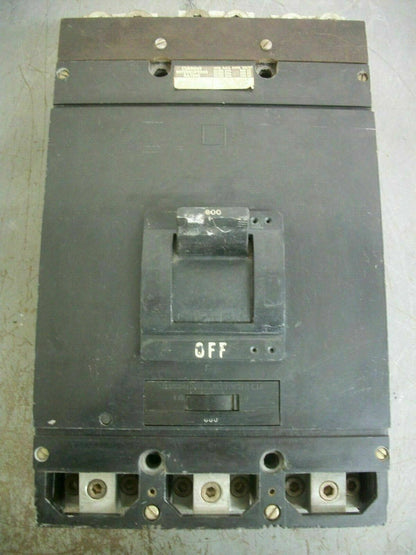 SQUARE D MAL CIRCUIT BREAKER MAL36800 800AMP 600VOLT 3POLE BLACK