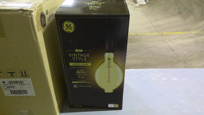 GE 93100101 BOX OF 2 LED VINTAGE STYLE BULBS LED6DBT56ES-V2K-1 NIB