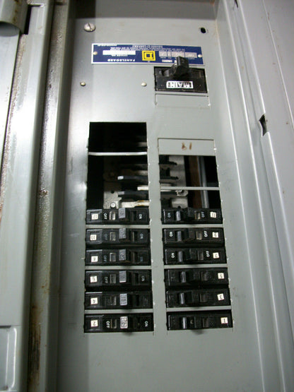 SQUARE D NQO LOAD CENTER PANELBOARD NQO446042 100AMP 120/240VOLT 1PH 3W 50A MAIN