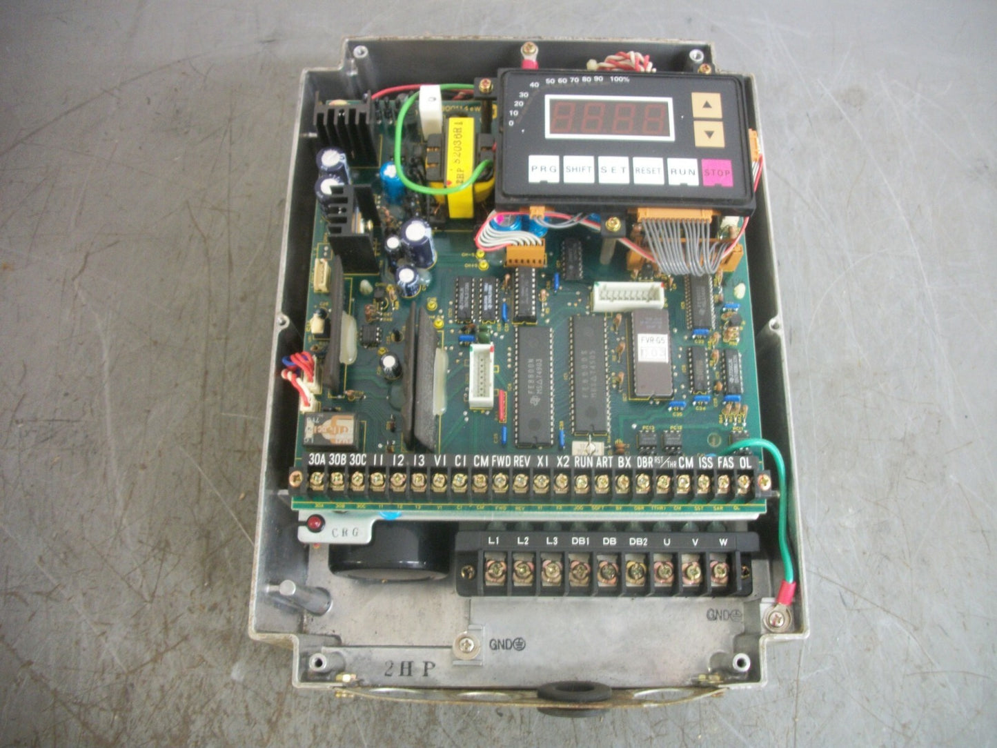 TB WOOD'S E-TRAC 2HP AC INVERTER DRIVE AFC2002-0B2 3KVA 230VOLT 3PH 8AMP