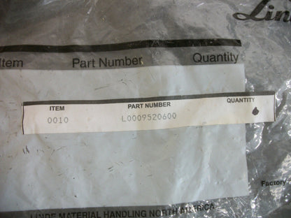 LINDE BAG OF 12 FORKLIFT HYDRAULIC CONNECTOR FITTINGS L0009520600 NEW