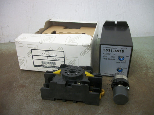 ORIENTAL MOTOR SPEED CONTROL PACK SS31-SSSD 3AMP 100VOLT NIB