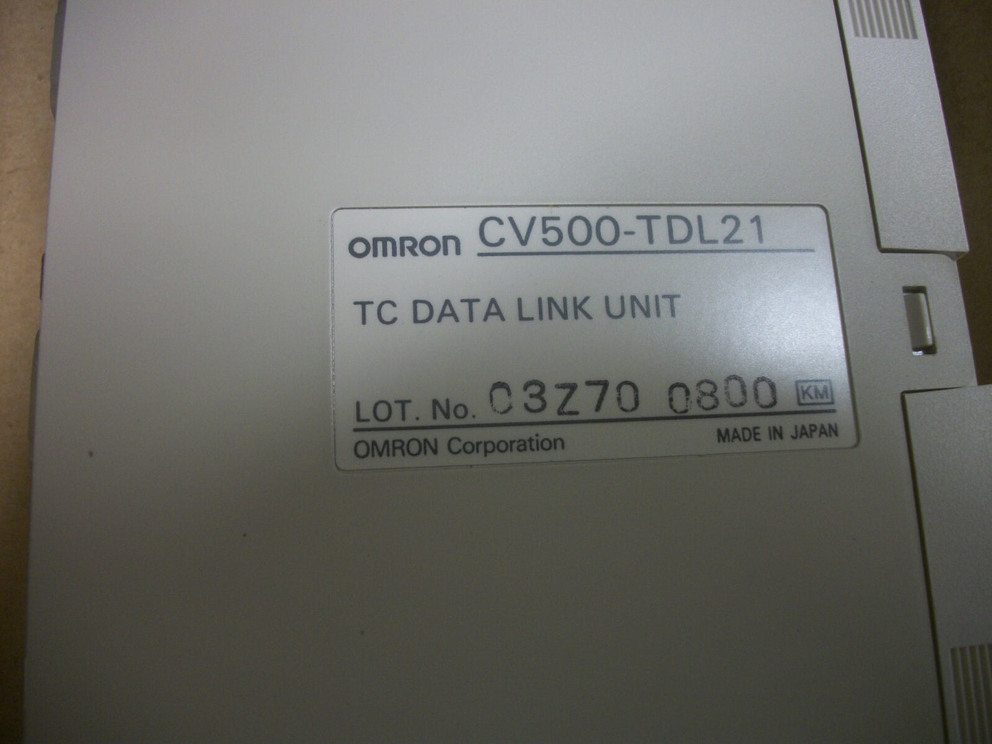 OMRON SYSMAC TDL21 TC DATA LINK UNIT CV500-TDL21 NIB