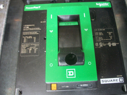 SQUARE D NF PANELBOARD NF46449914480010001 600A 480Y/277V 3PH W/600A MAIN NOB