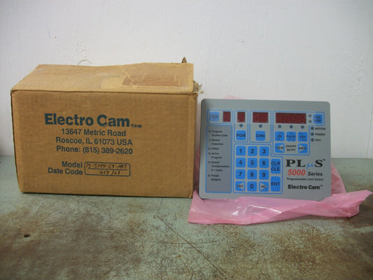 ELECTRO CAM CORP PLS 5000 SERIES PROGRAMMABLE LIMIT SWITCH PS-5144-24-M17 NIB