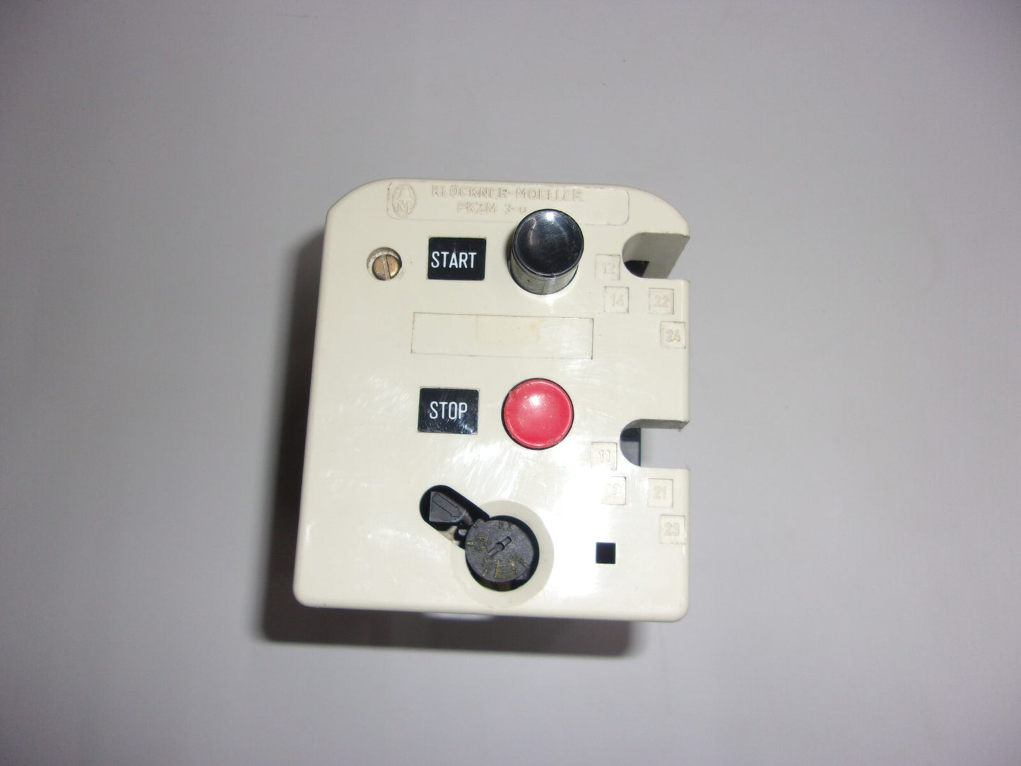 KLOCKNER-MOELLER MANUAL MOTOR STARTER PKZM 3-6,3-U-NA 3.5-6AMP