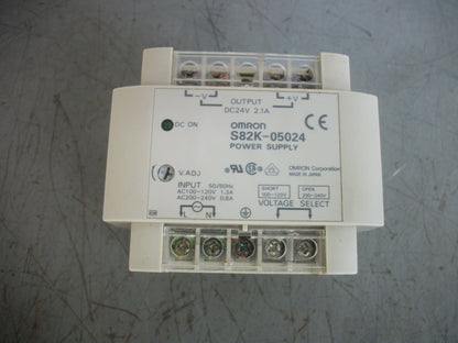 OMRON POWER SUPPLY S82K-05024 24VDC 2.1AMP