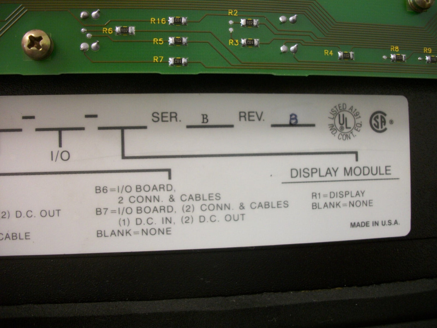 ALLEN-BRADLEY BAR CODE DECODER UNIT 2755-DS1A