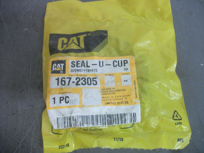CAT U-CUP ROD SEAL 167-2305 NEW