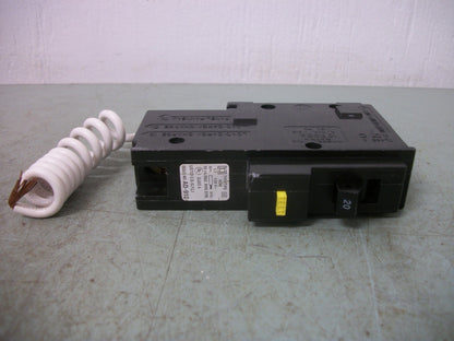 SQUARE D GFCI HOM CIRCUIT BREAKER HOM120GFI 20AMP 120VOLT 1POLE NOB