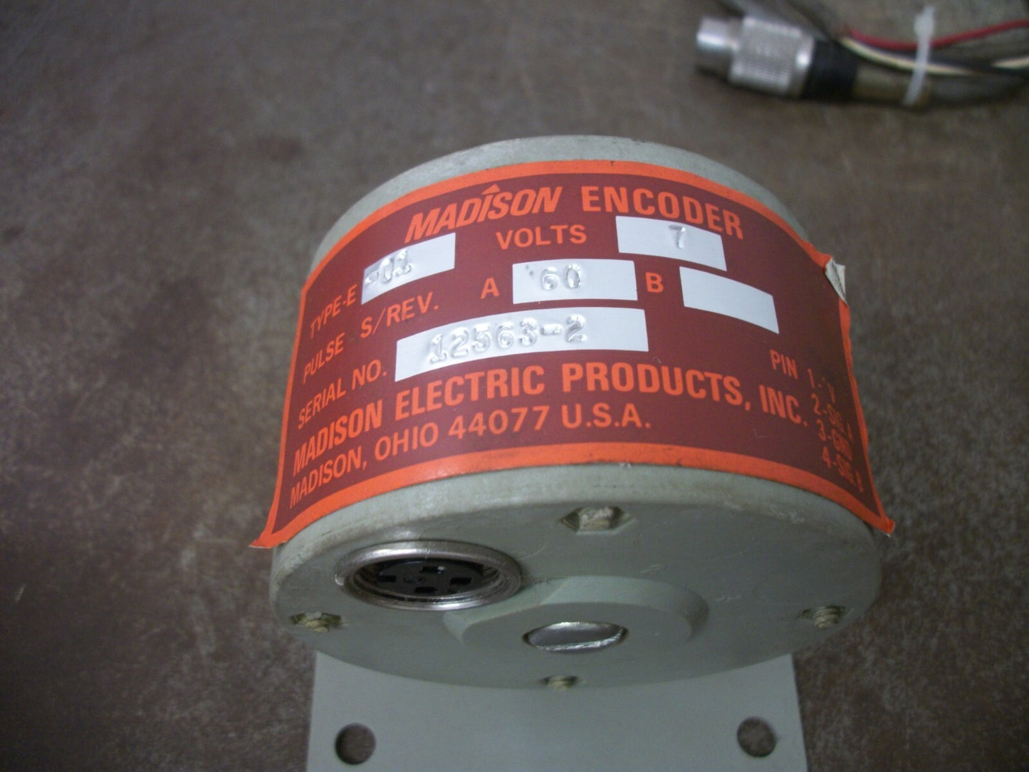 MADISON TYPE E-01 ENCODER 7VOLT NOB