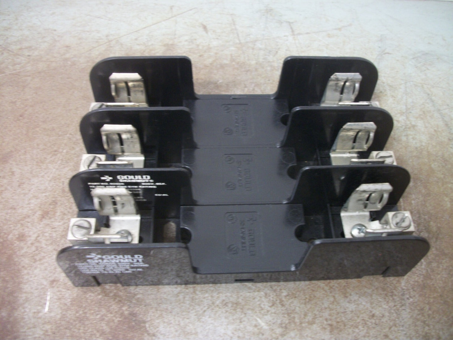 GOULD SHAWMUT CLASS H/K FUSEHOLDER 60605 60AMP 600VOLT 3POLE