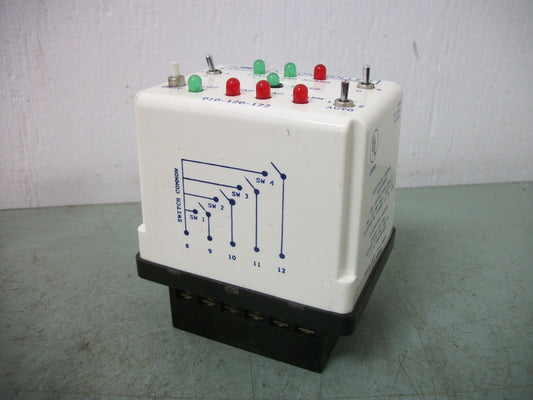 MPE DUPLEX PUMP CONTROLLER 010-120-122 INPUT 120VAC OUTPUT 120VAC 180VA 2.5A NOB