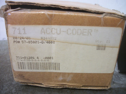 ENCODER PRODUCTS ACCU-CODER ENCODER 711*-0120-S-S-4-S-S-N NIB