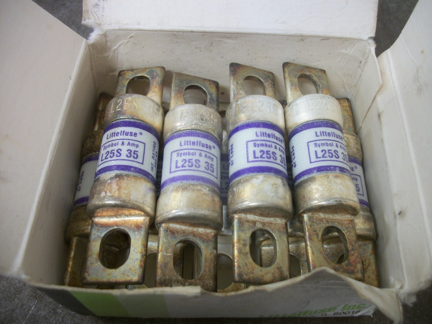 LITTELFUSE BOX OF 9 SEMICONDUCTOR FUSES L25S35 35AMP 250VOLT NIB