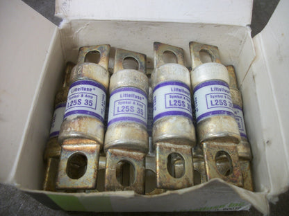 LITTELFUSE BOX OF 9 SEMICONDUCTOR FUSES L25S35 35AMP 250VOLT NIB