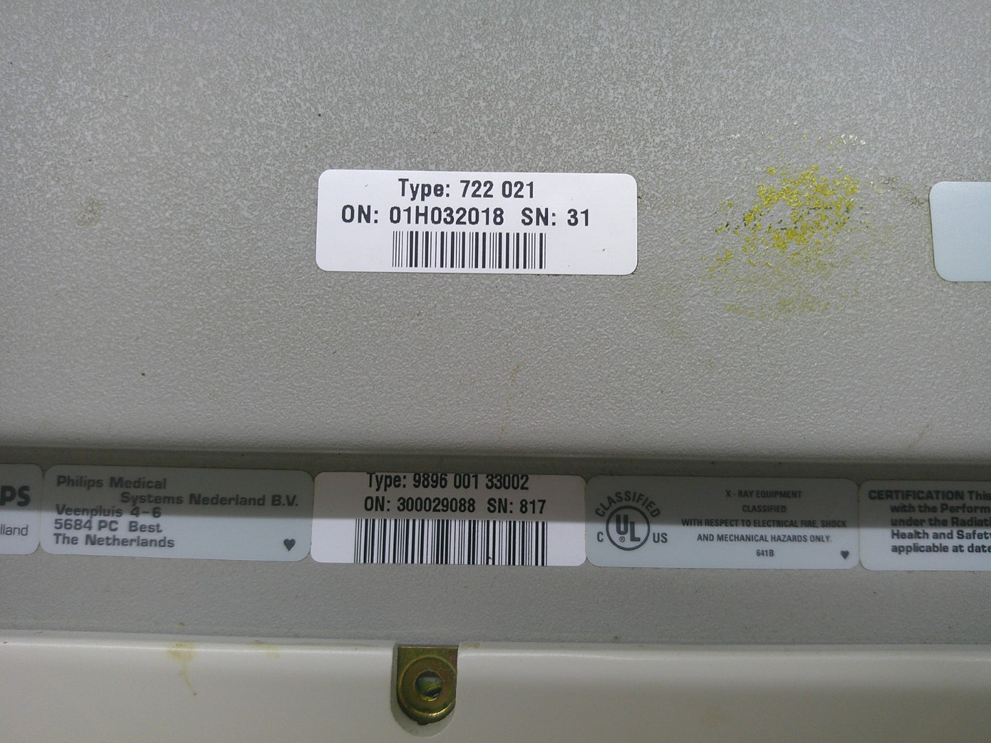 PHILIPS INTEGRIS MEDICAL X-RAY MONITOR 9896 001 33002