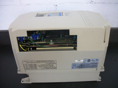 YASKAWA 5HP VARIABLE FREQUENCY DRIVE CIMR-VGU43P7 460VOLT 3PH 5KVA 8AMP