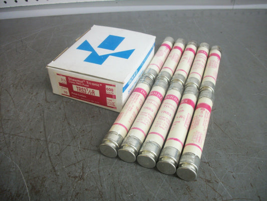 GOULD SHAWMUT BOX OF 10 TRI-ONIC FUSES TRS3-1/2R 3-1/2AMP 600VOLT NIB
