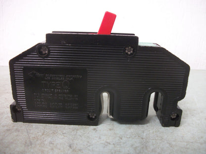 ZINSCO TYPE Q CIRCUIT BREAKER Q120 20AMP 240VOLT 1POLE RED BOTTOM TERMINAL