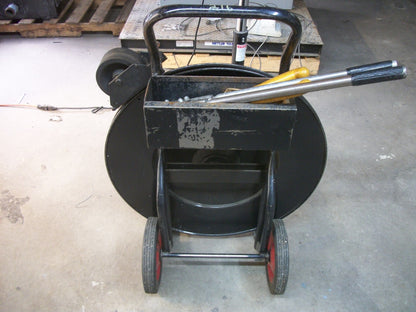 OSCILLATED STRAPPING BANDER DISPENSER CART