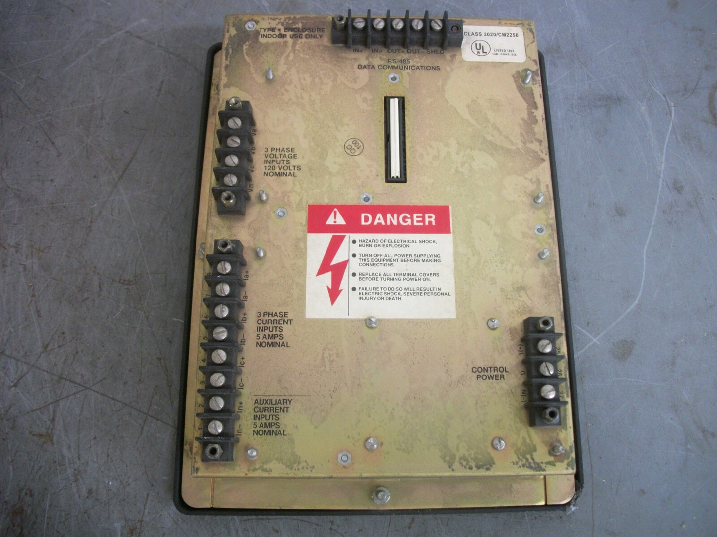 SQUARE D POWERLOGIC CIRCUIT MONITOR 3020CM2250