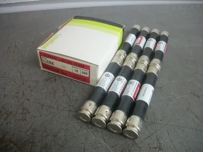 LITTELFUSE BOX OF 8 CURRENT LIMITING FUSES LLSRK10 10AMP 600VOLT NIB