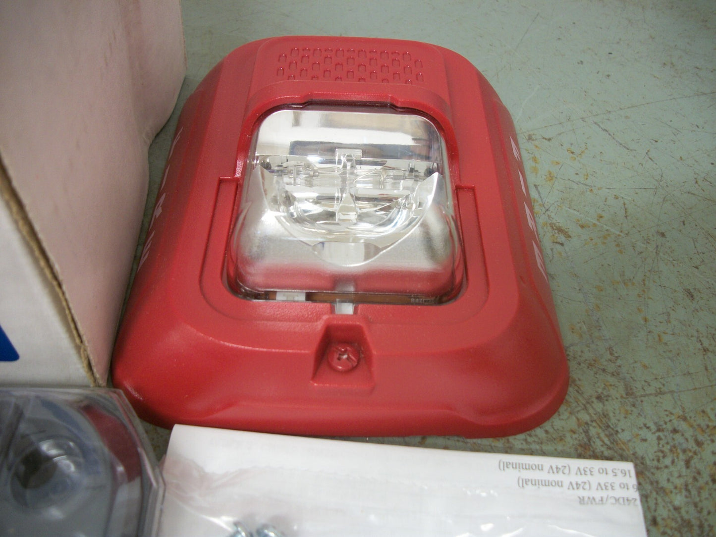 SYSTEM SENSOR RED FIRE WALL STROBE SRL NIB