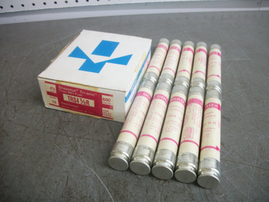 GOULD SHAWMUT BOX OF 10 TRI-ONIC FUSES TRS4-1/2R 4-1/2AMP 600VOLT NIB