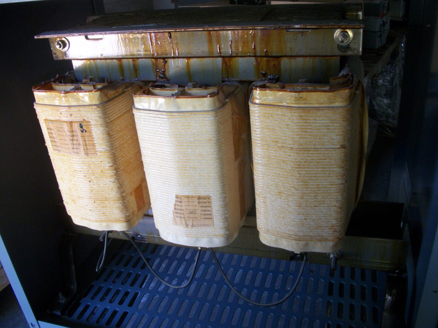 SQUARE D 45KVA 3PH TRANSFORMER 45T1814HFISNL HV 480 LV 480Y/277