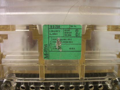 KLOCKNER-MOELLER CIRCUIT BREAKER N9-250 250AMP 600VOLT 3POLE