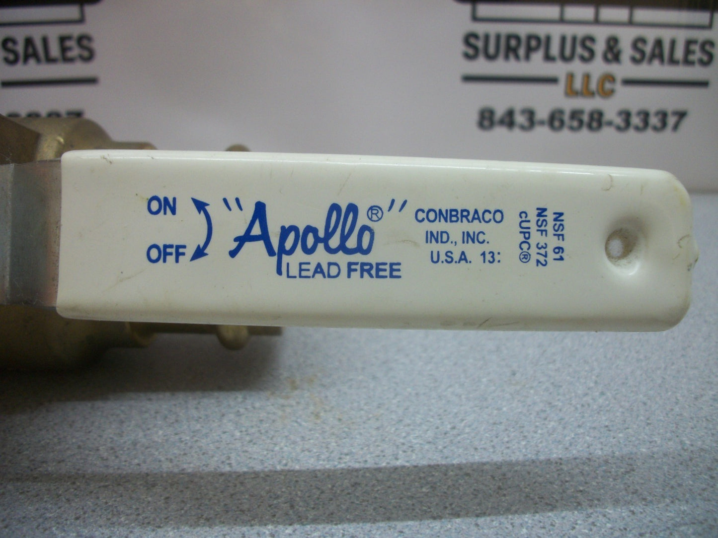 CONBRACO APOLLO 1-1/2" BALL VALVE NSF 61 NSF 372 NEW