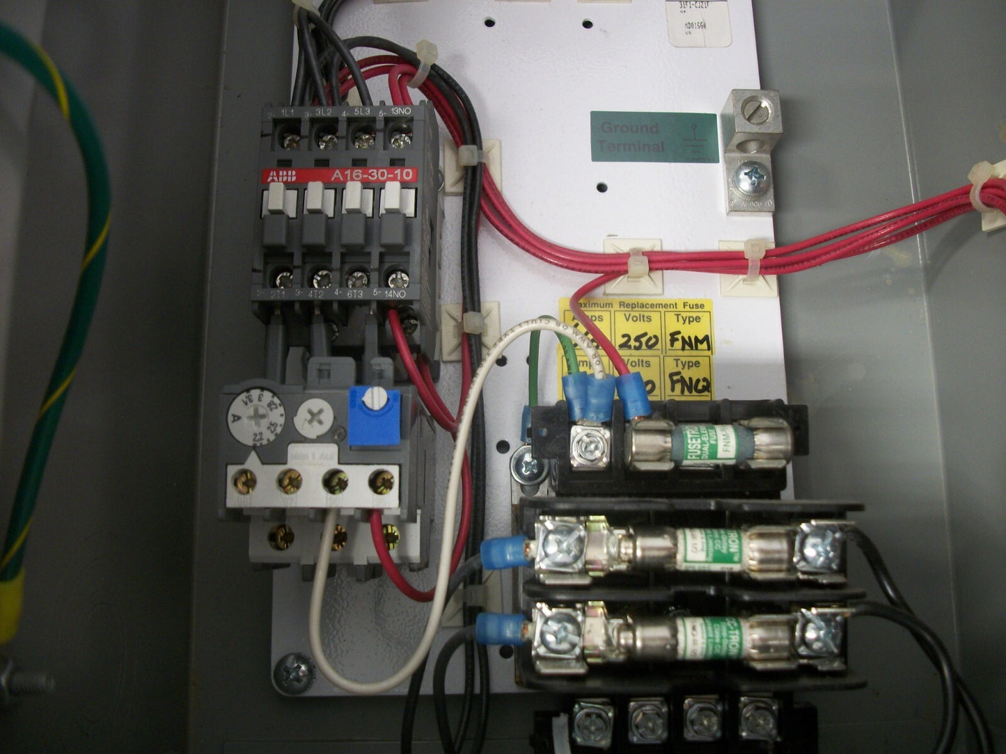 ABB STARTER COMBO 4,12 31F1-CJZ1F A16-30-10 120VCOIL 30AMP FUSIBLE NOB