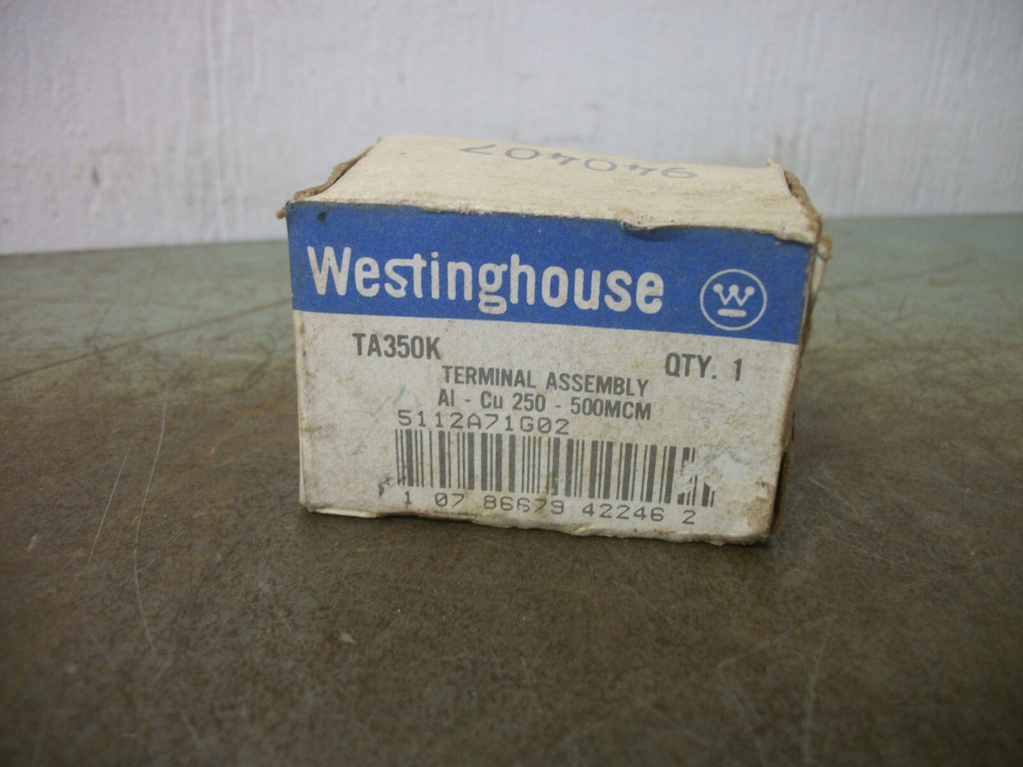 WESTINGHOUSE CIRCUIT BREAKER TERMINAL LUG TA350K 250-500MCM NIB