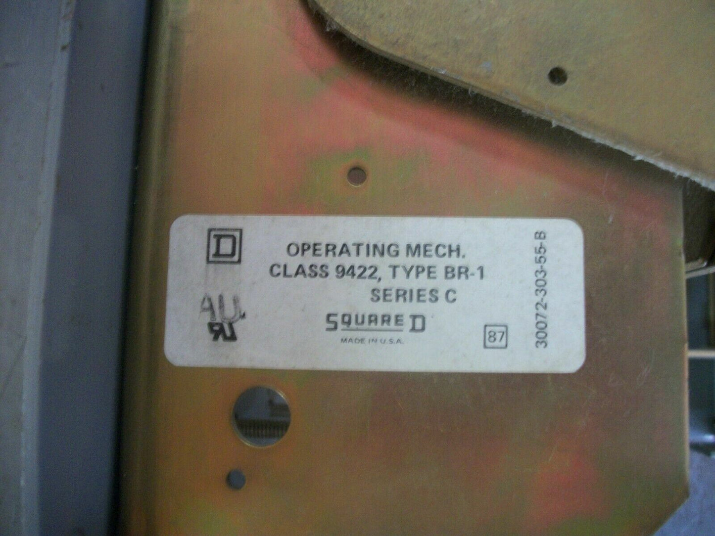 SQUARE D CIRCUIT BREAKER OPERATING MECHANISM 9422BR-1 SERIES C