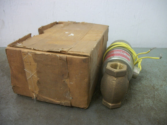 GOULD 1/2" AIR & WATER VALVE TYPE QR 120VOLT 10-300PSI NIB