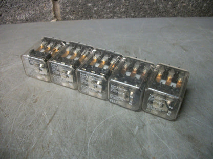 POTTER & BRUMFIELD TYCO LOT OF 5 RELAYS KUP-14D15-24 24VDC 10AMP