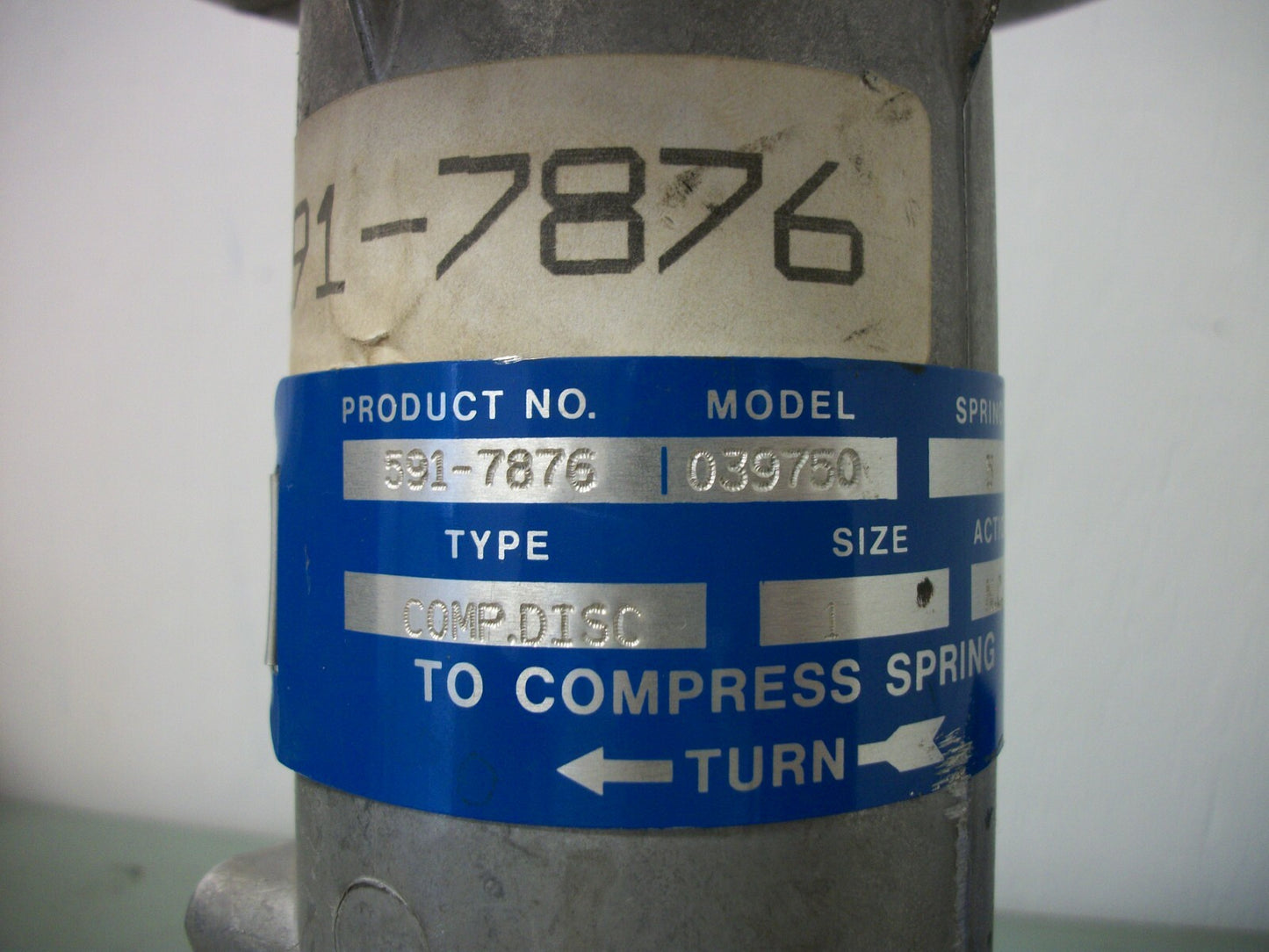 FLOWRITE POWERS 039750 COMPRESS DISC SPRING 5 VALVE 591-7876