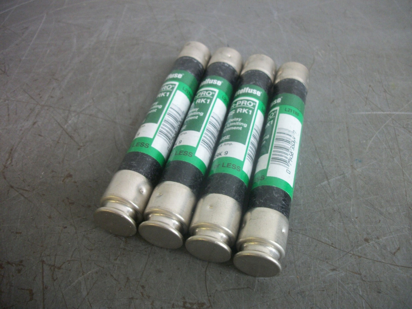 LITTELFUSE LOT OF 4 POWR-GARD FUSES LLSRK9 9AMP 600VOLT NOB