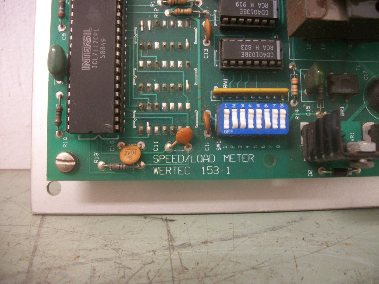 POWERTEC DIGI-TRAK SPEED LOAD DIGITAL METER CONTROLLER 153-1