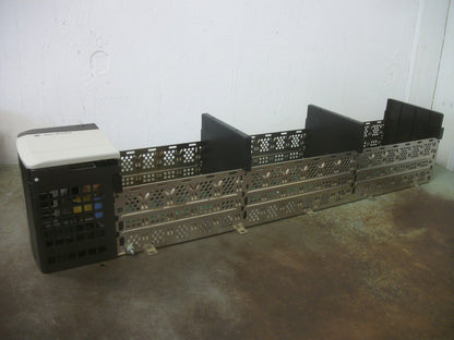 ALLEN-BRADLEY 17-SLOT PLC RACK CHASSIS 1756-A17 W/1756-PA75/B