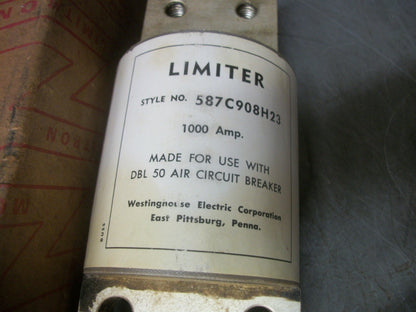 WESTINGHOUSE KAF1000 LIMITER FUSE 587C908H23 1000AMP 600VOLT NIB