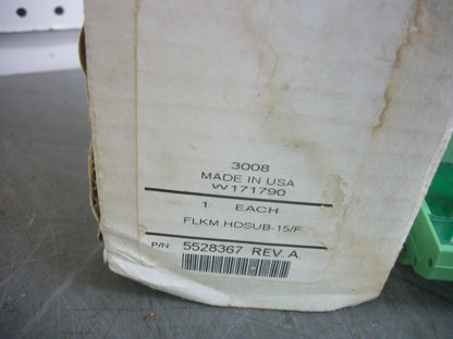 PHOENIX CONTACT TERMINAL CONNECTOR FLKM HDSUB-15/F NIB