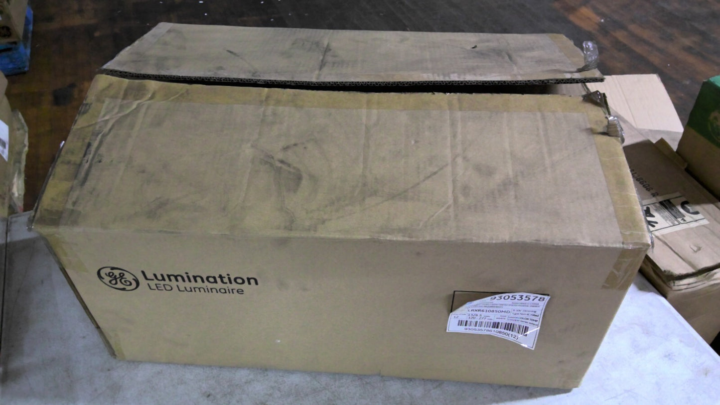 GE 93053578 BOX OF 12 LED LUMINAIRES LRXR610850MD 120-277V NIB