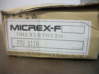 FUJI MICREX-F 16-POINT DIGITAL OUTPUT MODULE FTU211B 24-48VOLT NIB