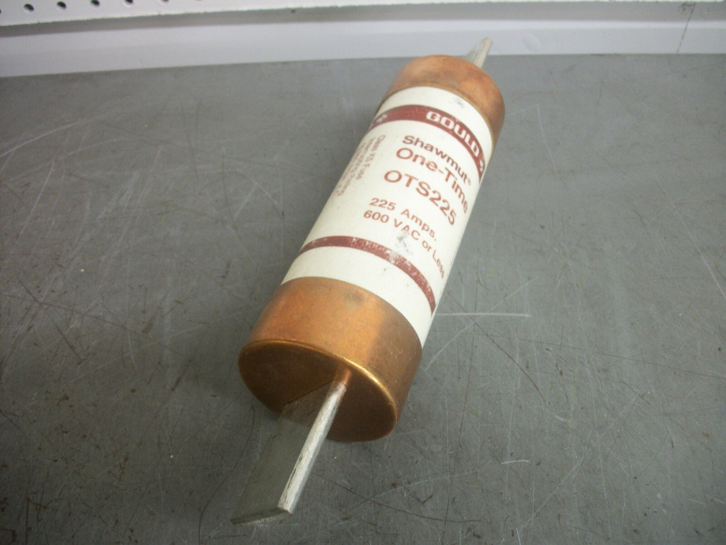 GOULD SHAWMUT ONE-TIME FUSE OTS225 225AMP 600VOLT