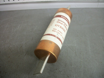 GOULD SHAWMUT ONE-TIME FUSE OTS225 225AMP 600VOLT