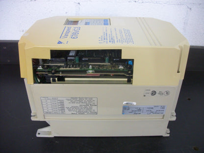 YASKAWA 10HP VARIABLE FREQUENCY DRIVE CIMR-VGV47P5 460VOLT 3PH 10KVA